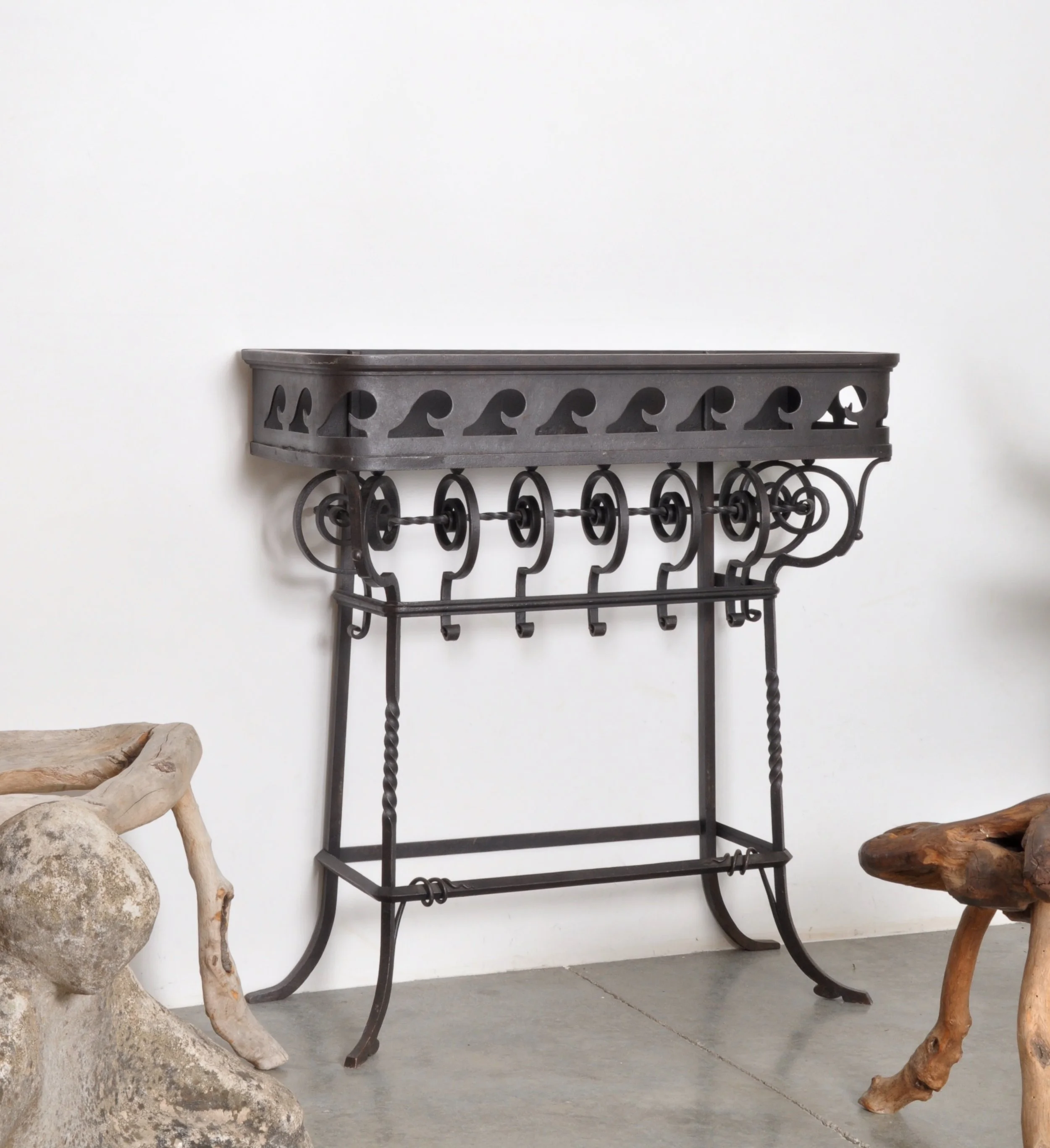 Iron Jardiniere, Switzerland, 1940s