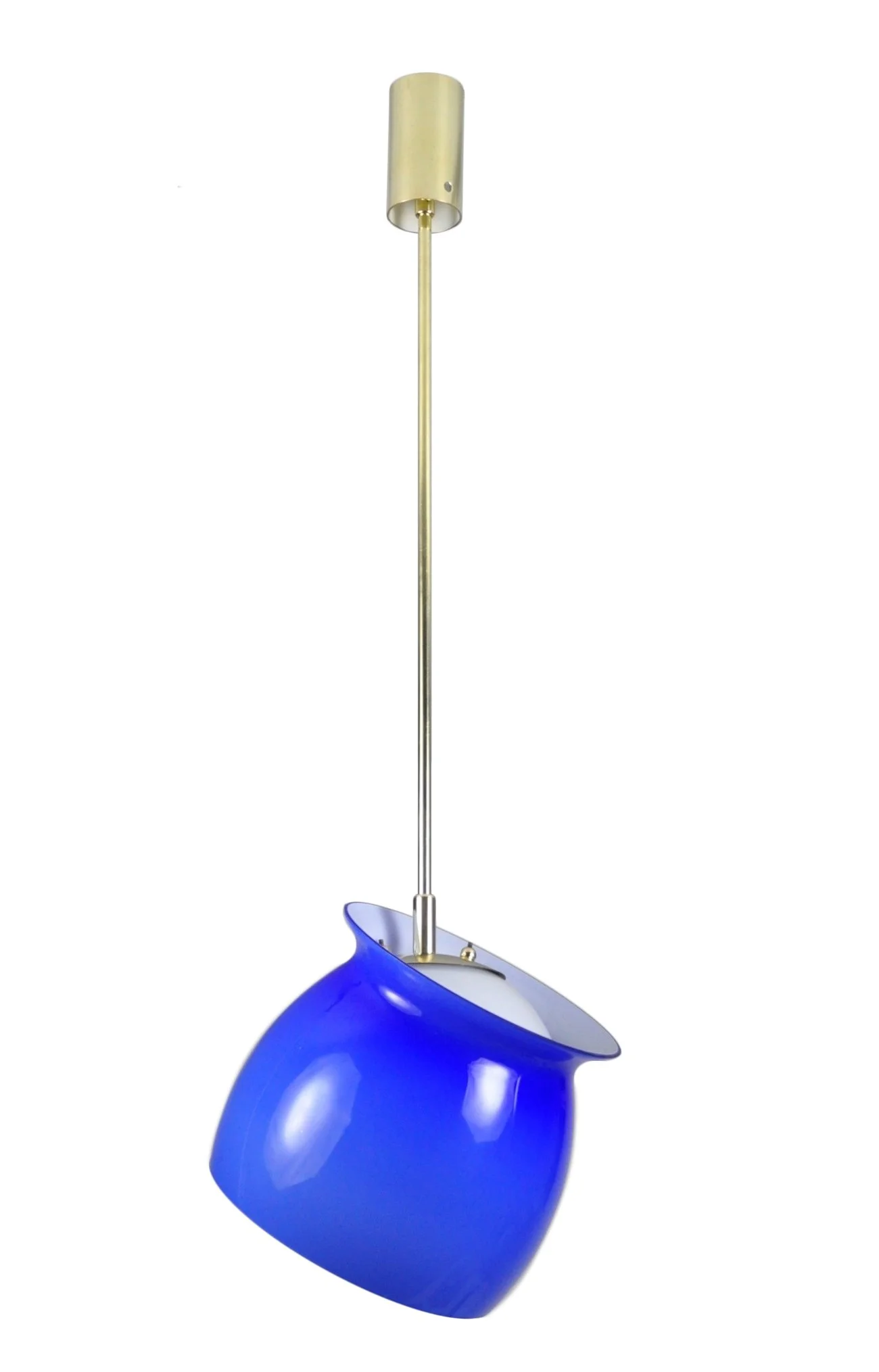 Blue Venini Pivot Pendant Lamp