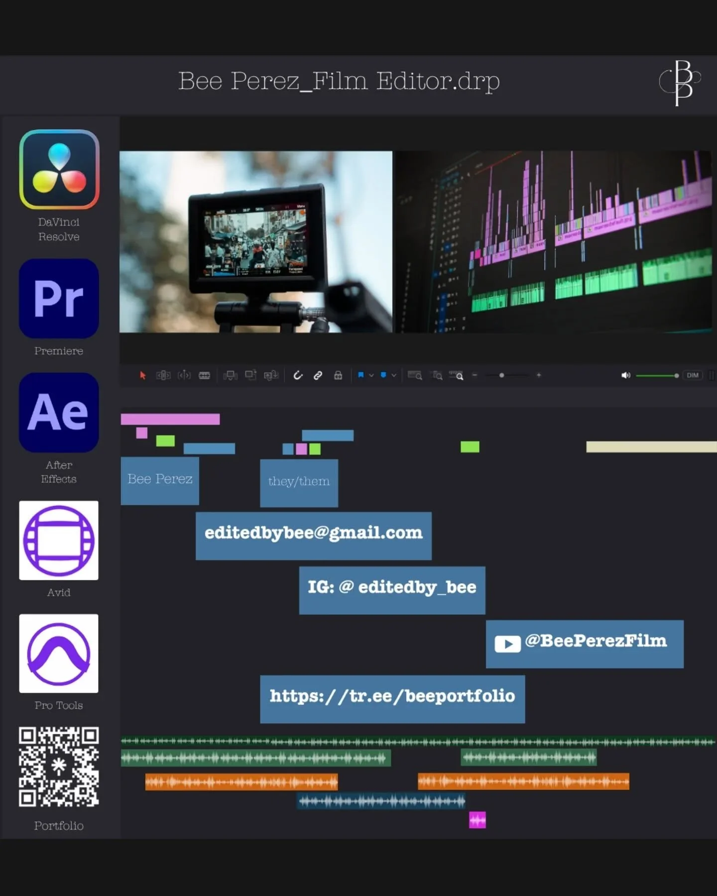 My video editing journey began at the age of ten, with Windows Movie Maker as my first tool. Since then, I've explored a diverse range of software, including Final Cut Pro, Avid Media Composer, Adobe Premiere, and DaVinci Resolve. This journey has no
