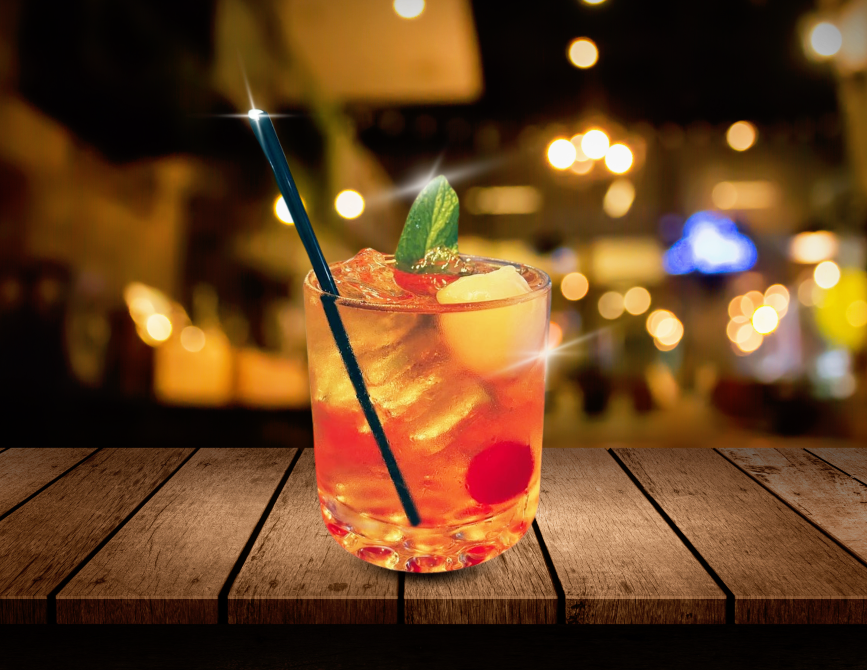 A key lime margarita