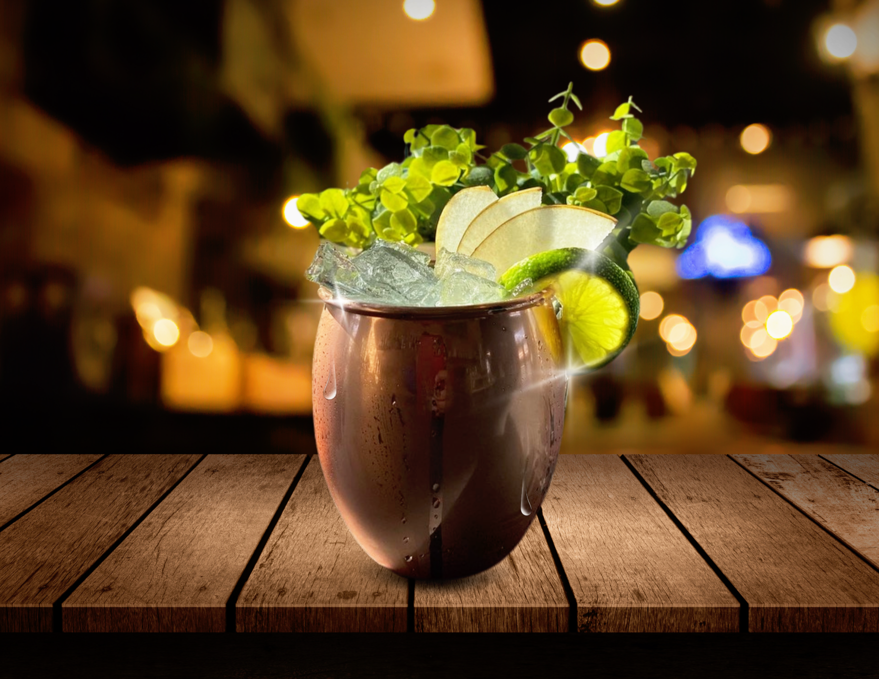 Pear Vodka, Ginger, Agave