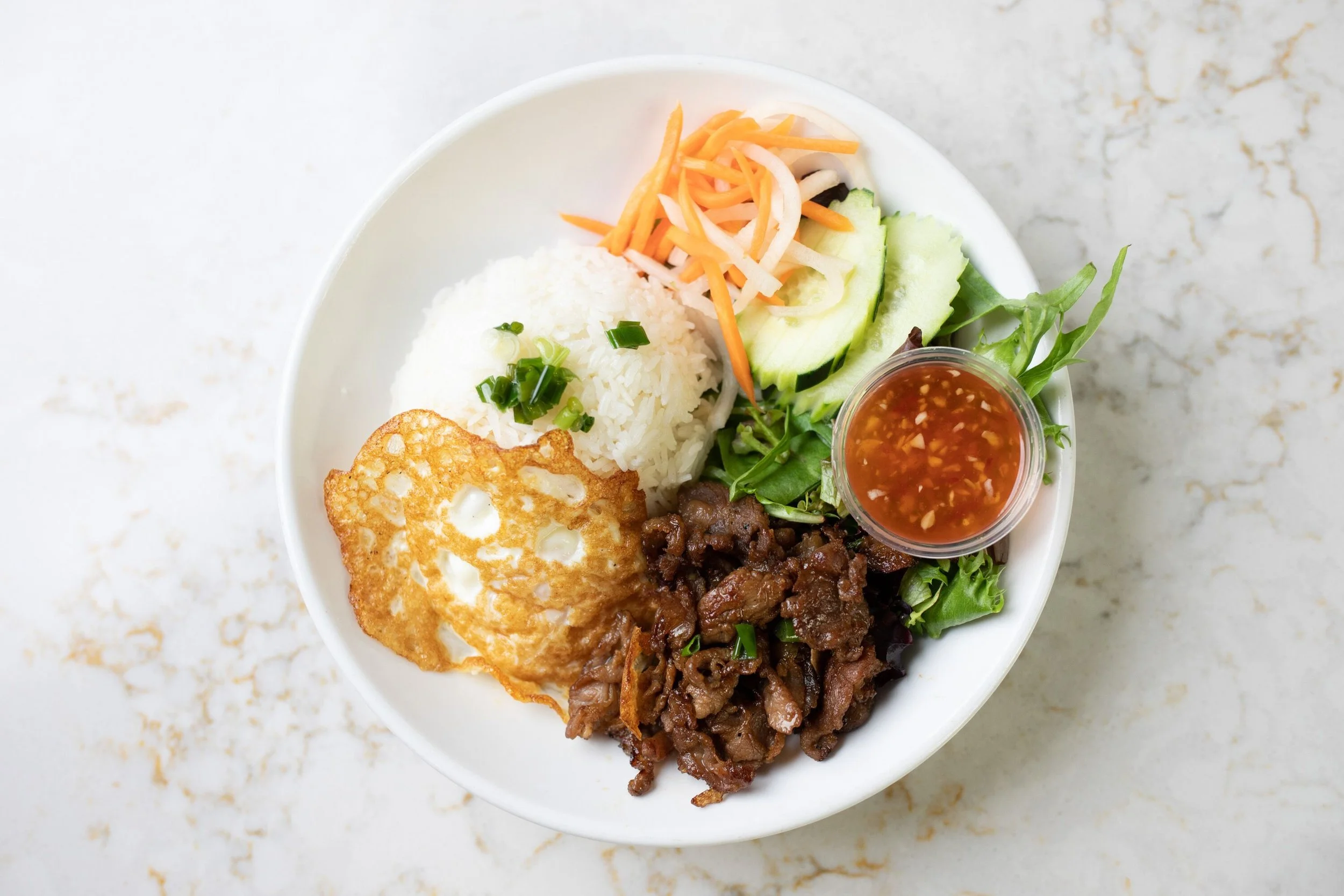 Pork Com with fish sauce