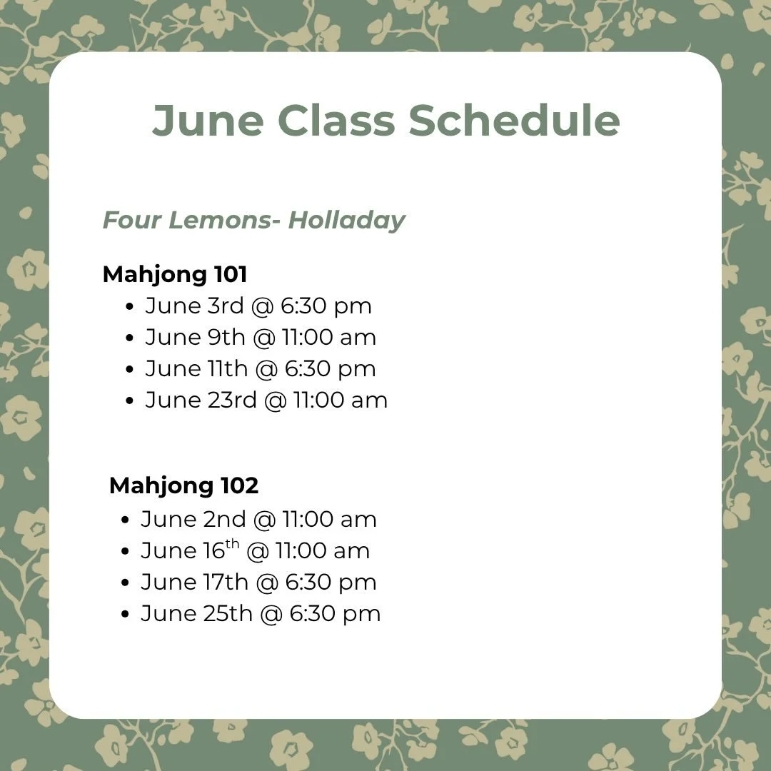 June and July teaching schedule @fourlemonsart is on the website.