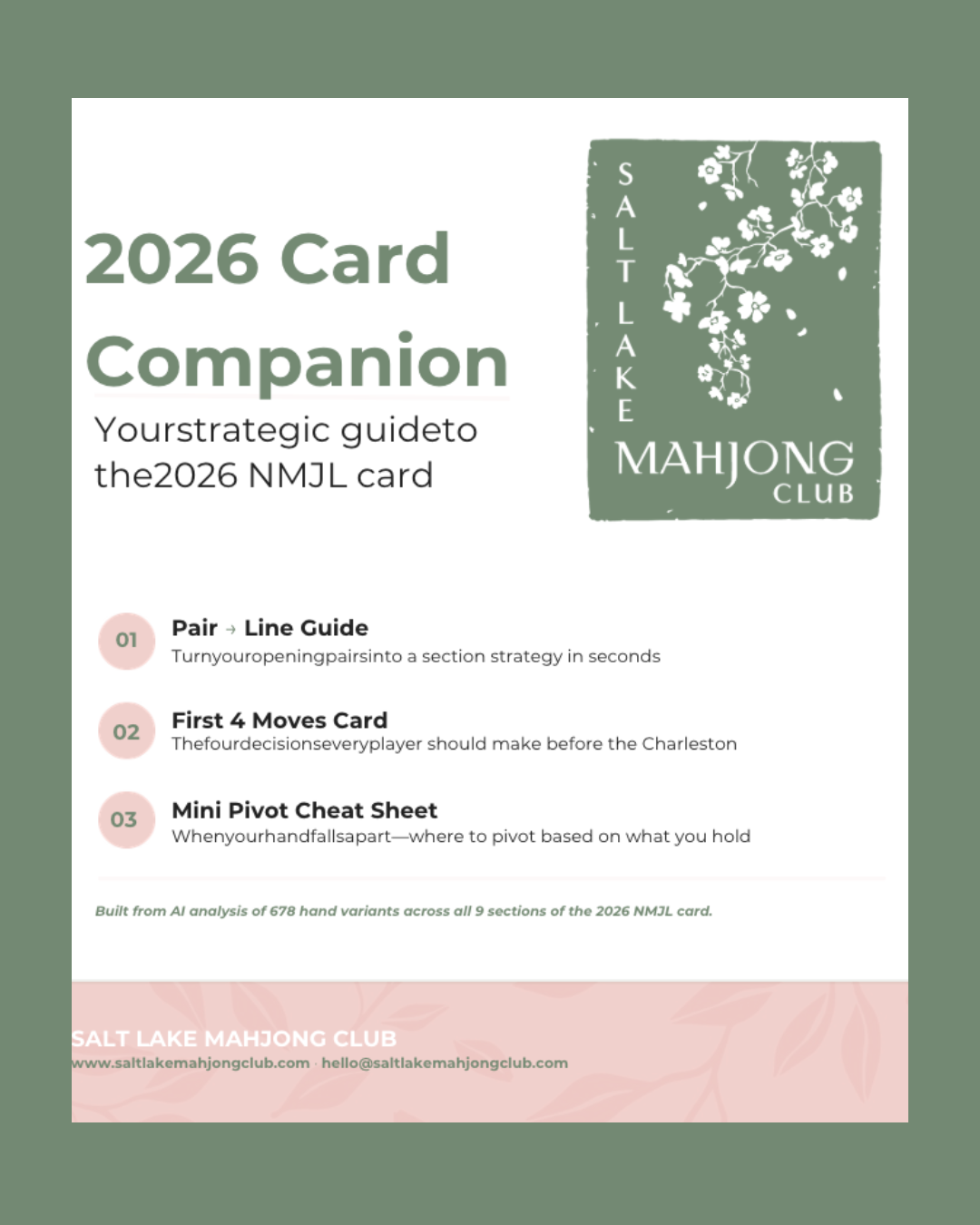 2026 NMJL Card Companion