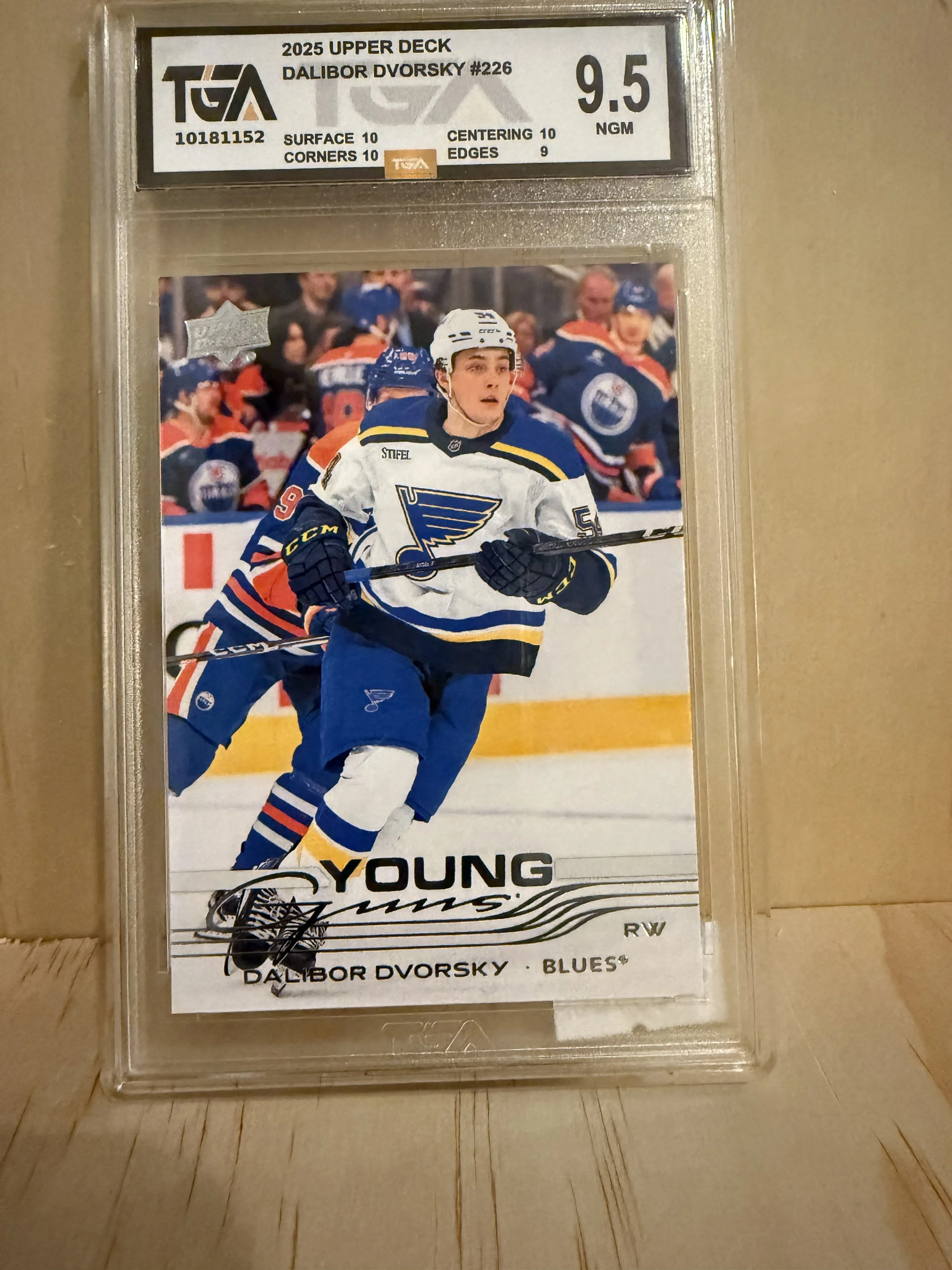 2015 Upper Deck Dalibor Dvorsky #226 - Graded 9.5