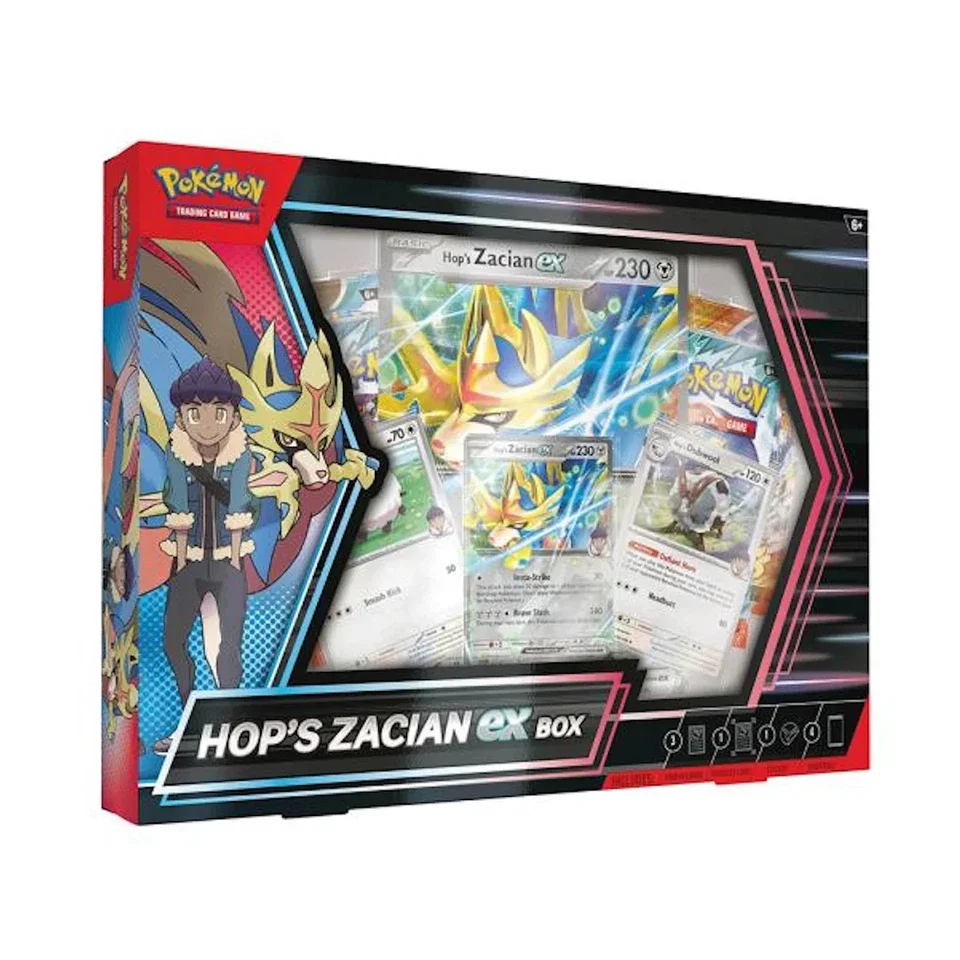 Pokemon TCG: Hop’s Zacian ex Box