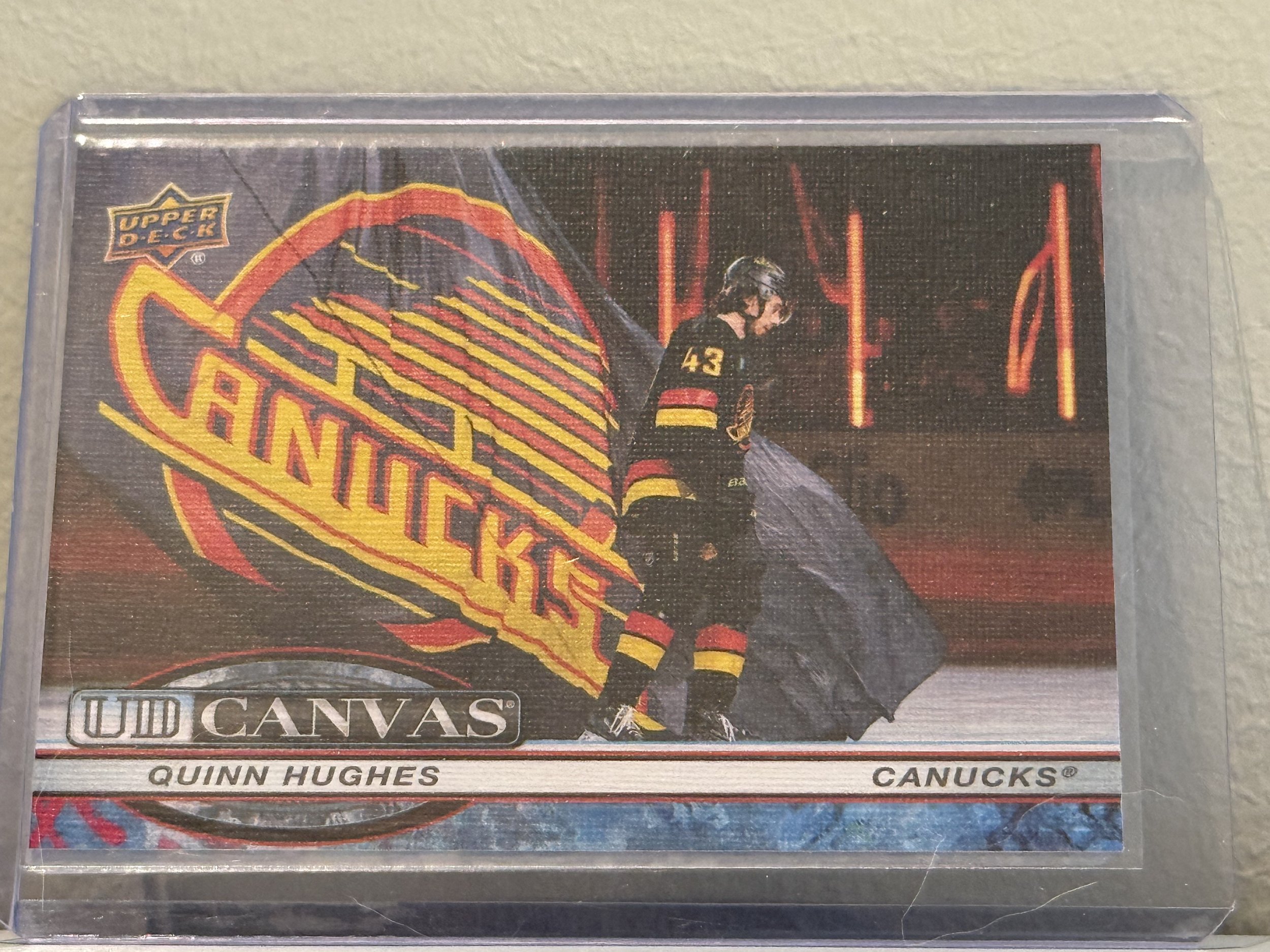 2025/26 UD Canvas Quinn Hughes #C158.