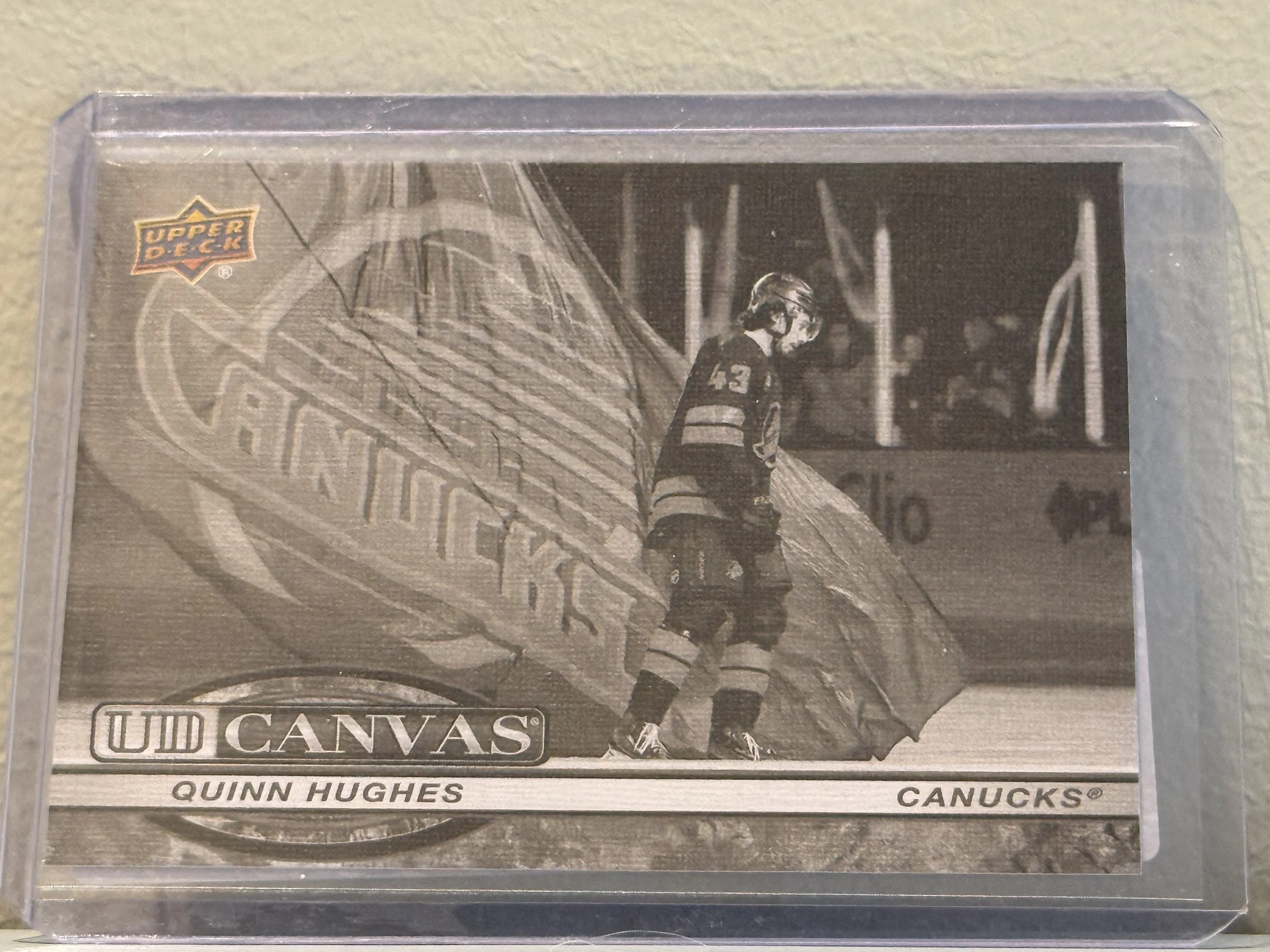 2025/26 UD Canvas Black Quinn Hughes