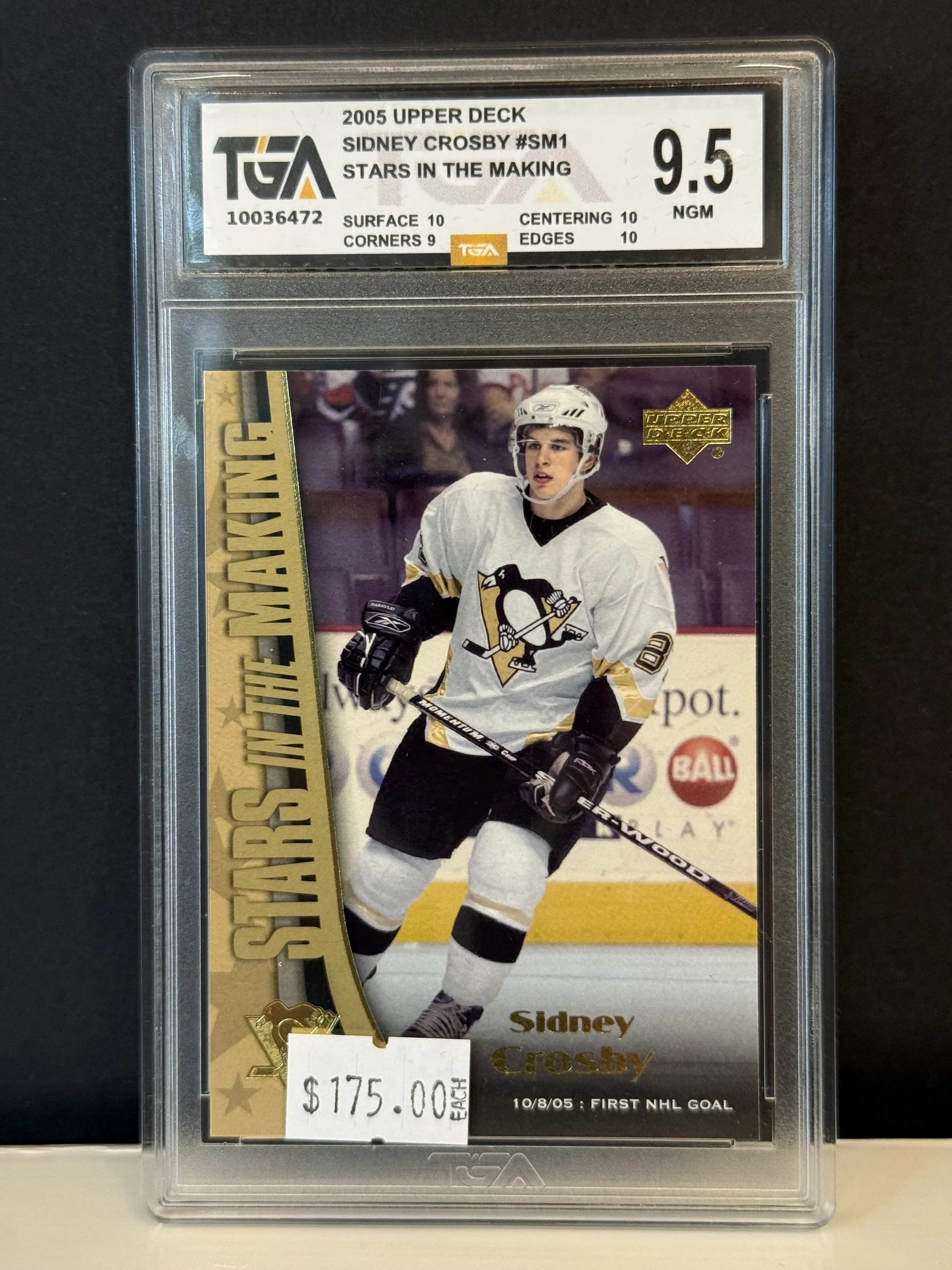 2005 Upper Deck Sidney Crosby #SM1 - Graded 9.5