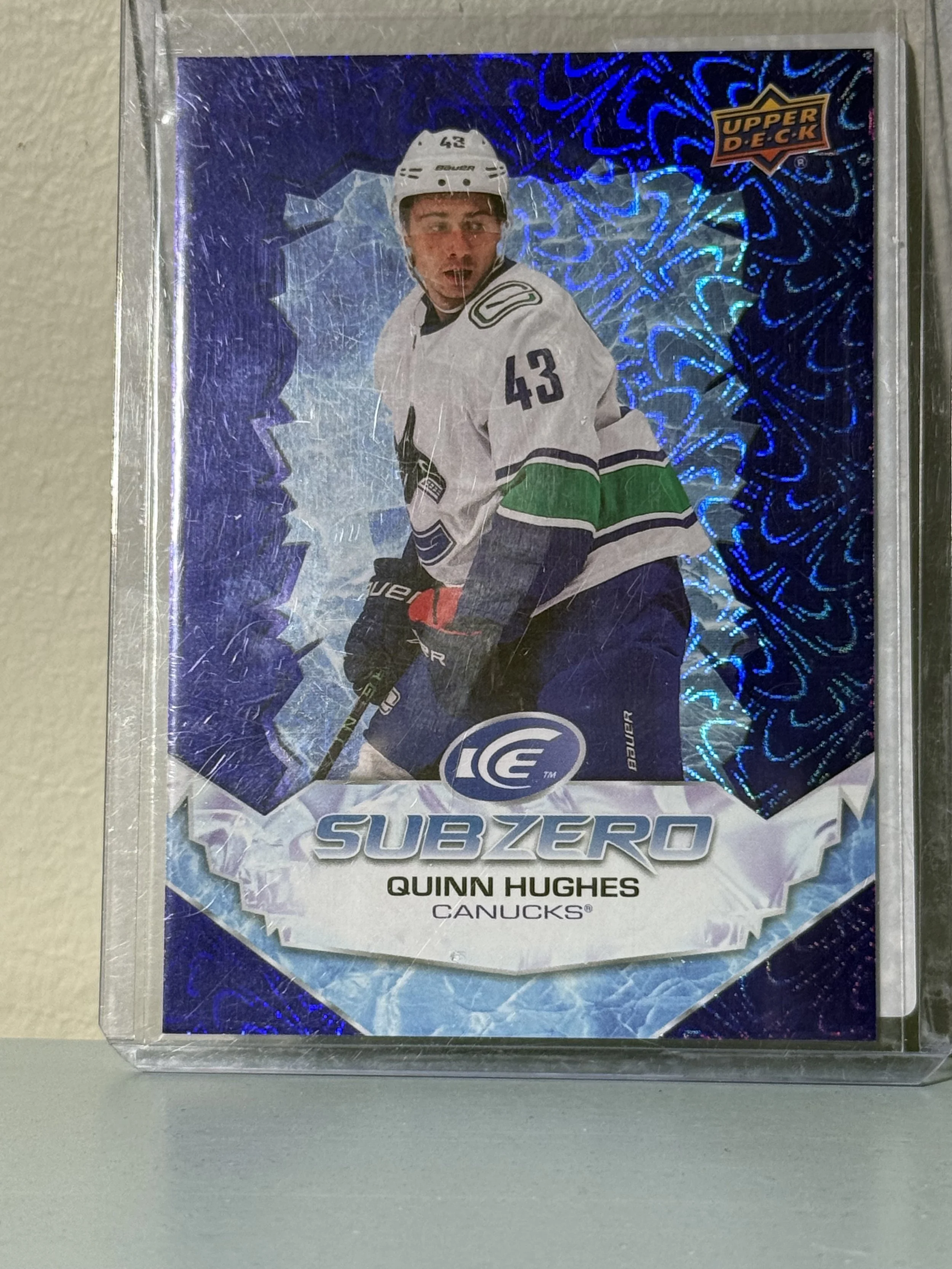 2022/23 UD Sub Zero Quinn Hughes