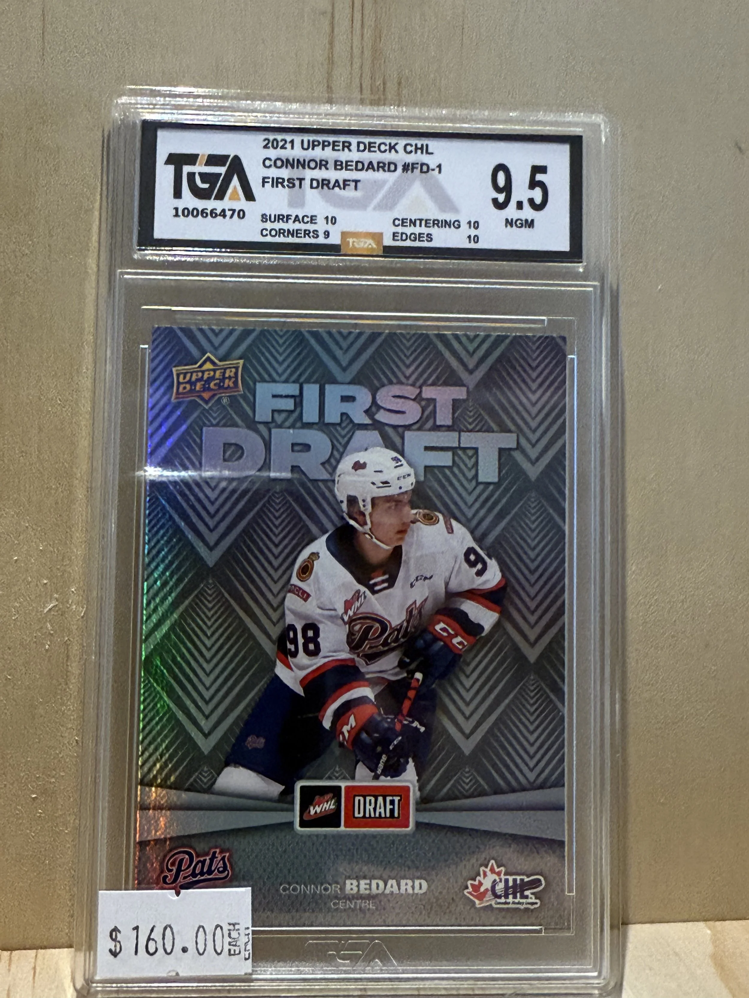 2021 Upper Deck CHL - Connor Bedard - 9.5