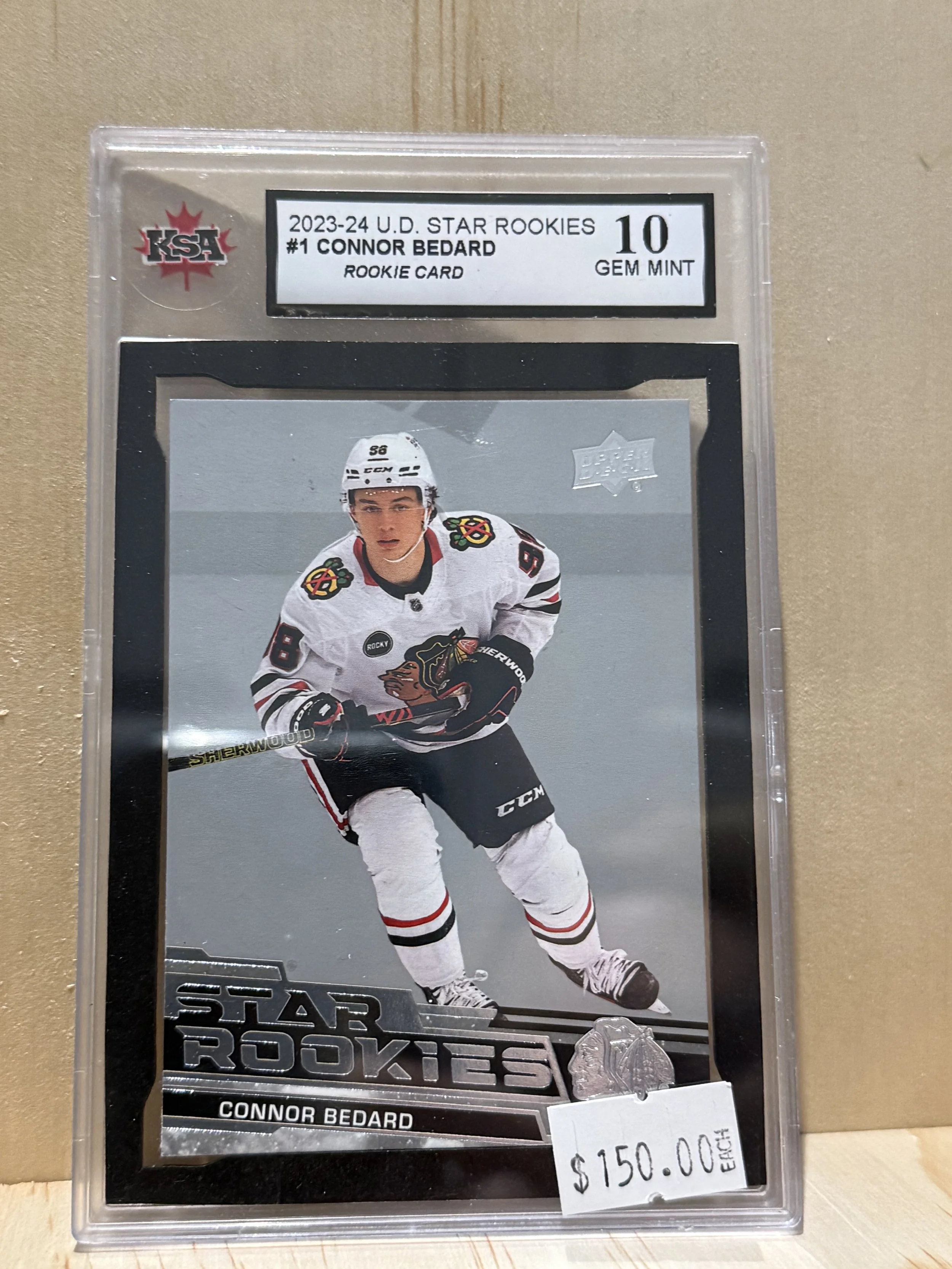 2023-24 Connor Bedard Rookie UD Star Rookies - 10