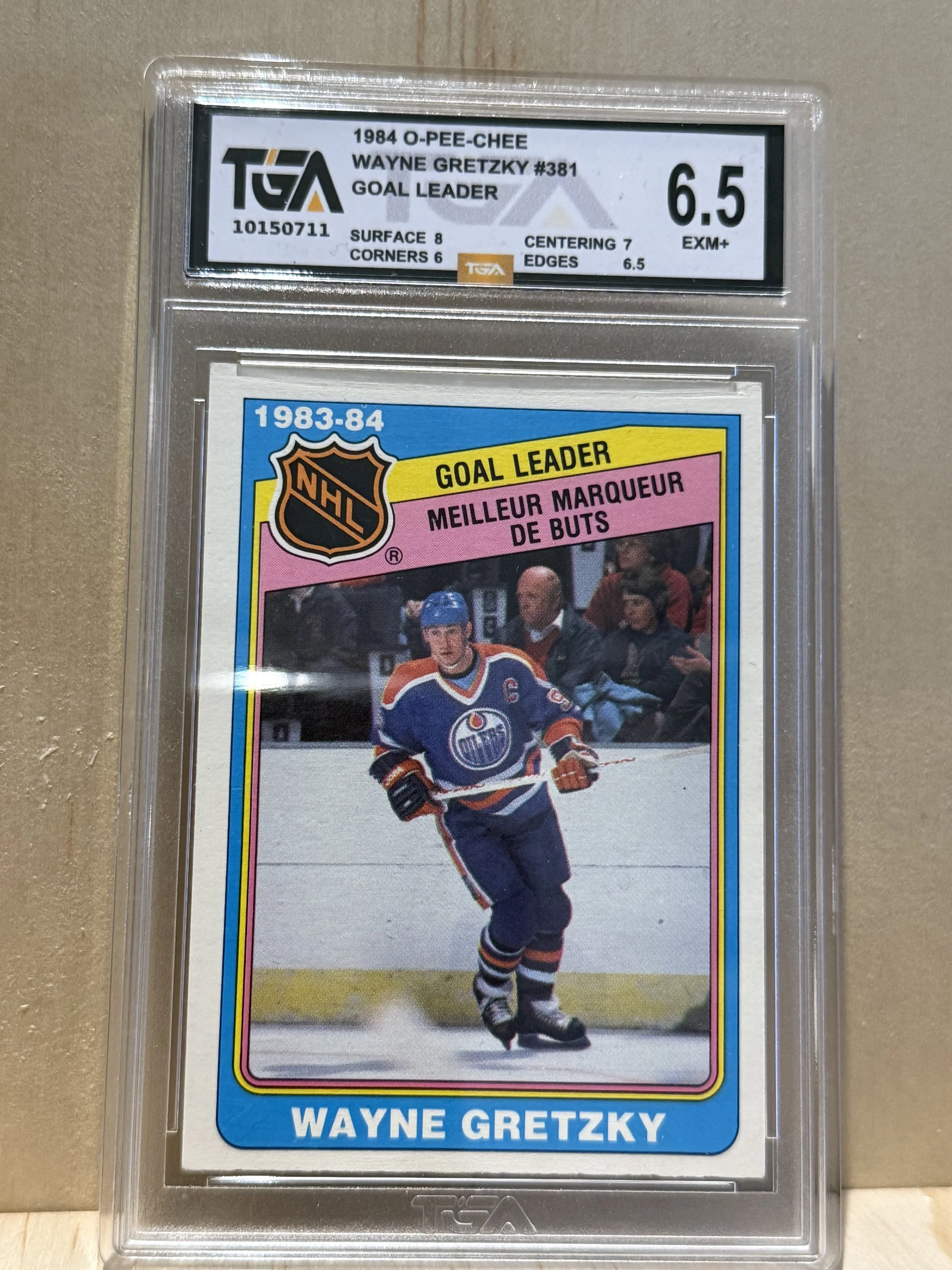 1984 O-PEE-CHEE Wayne Gretzky - Graded 6.5