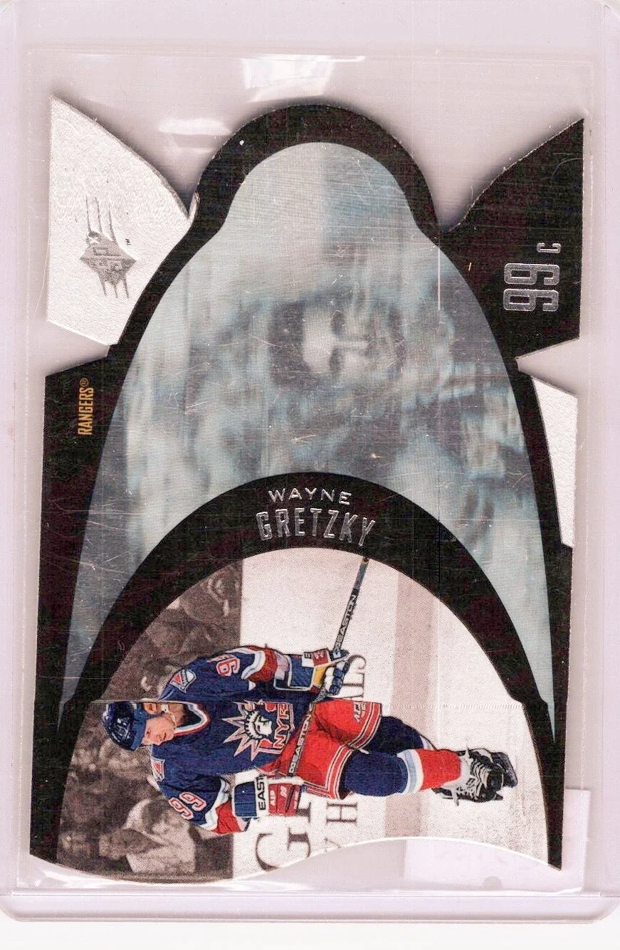 1997 WAYNE GRETZKY SPX SILVER DIE CUT HOLO PROMO