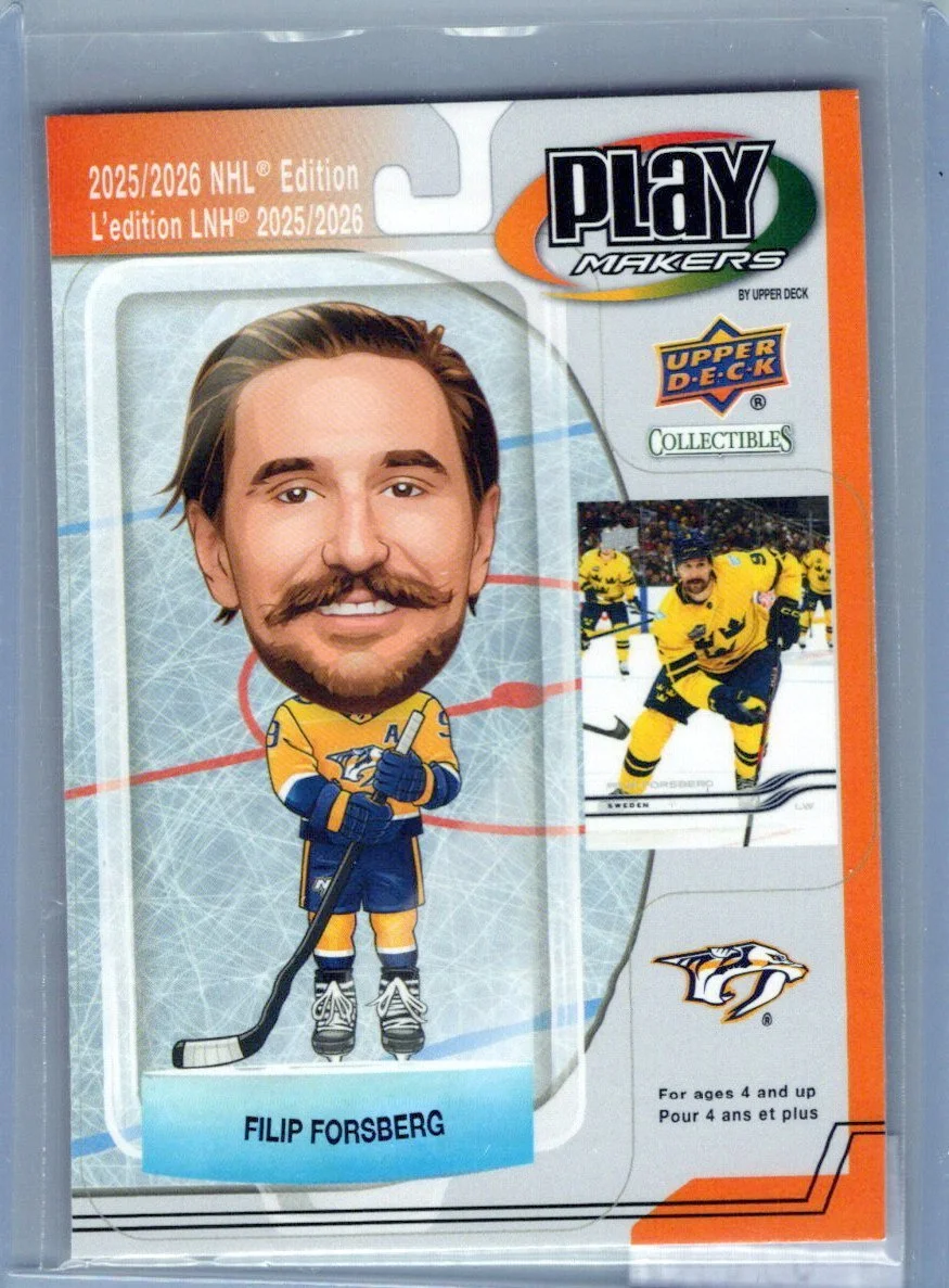 2025-26 UPPER DECK EXTENDED - FILIP FORSBERG PLAY MAKERS PM-30
