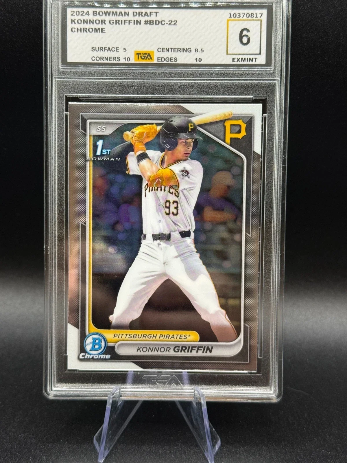 2024 BOWMAN CHROME DRAFT #BDC-22 KONNOR GRIFFIN 1st RC - TGA 6