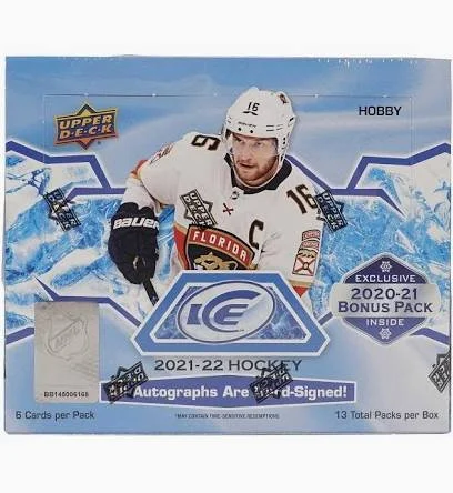 2021-22 Upper Deck Ice Hockey Base Set #1-100 (OPENED BOX)