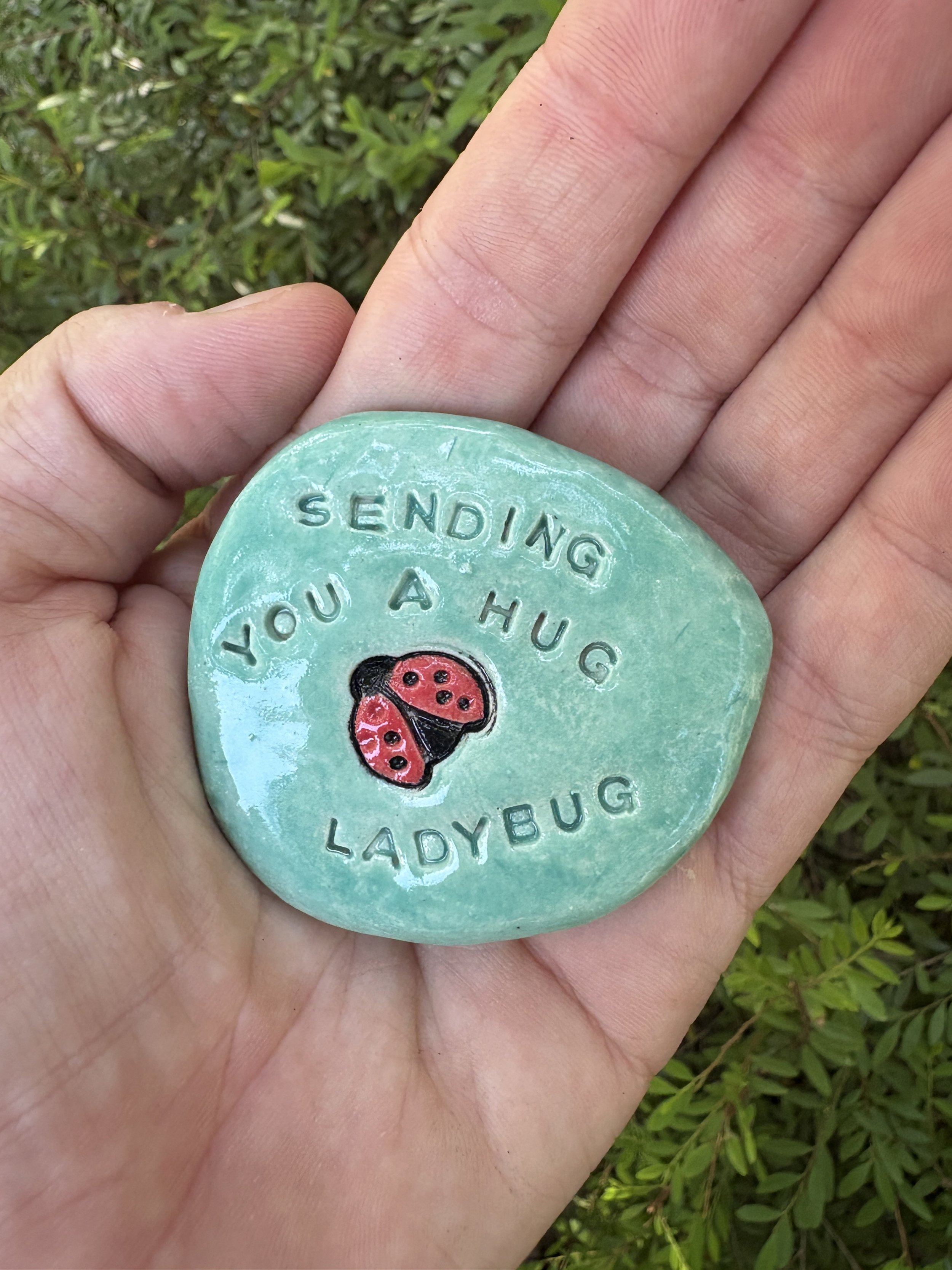 Sending you a hug Ladybug - Kindness Keepsake