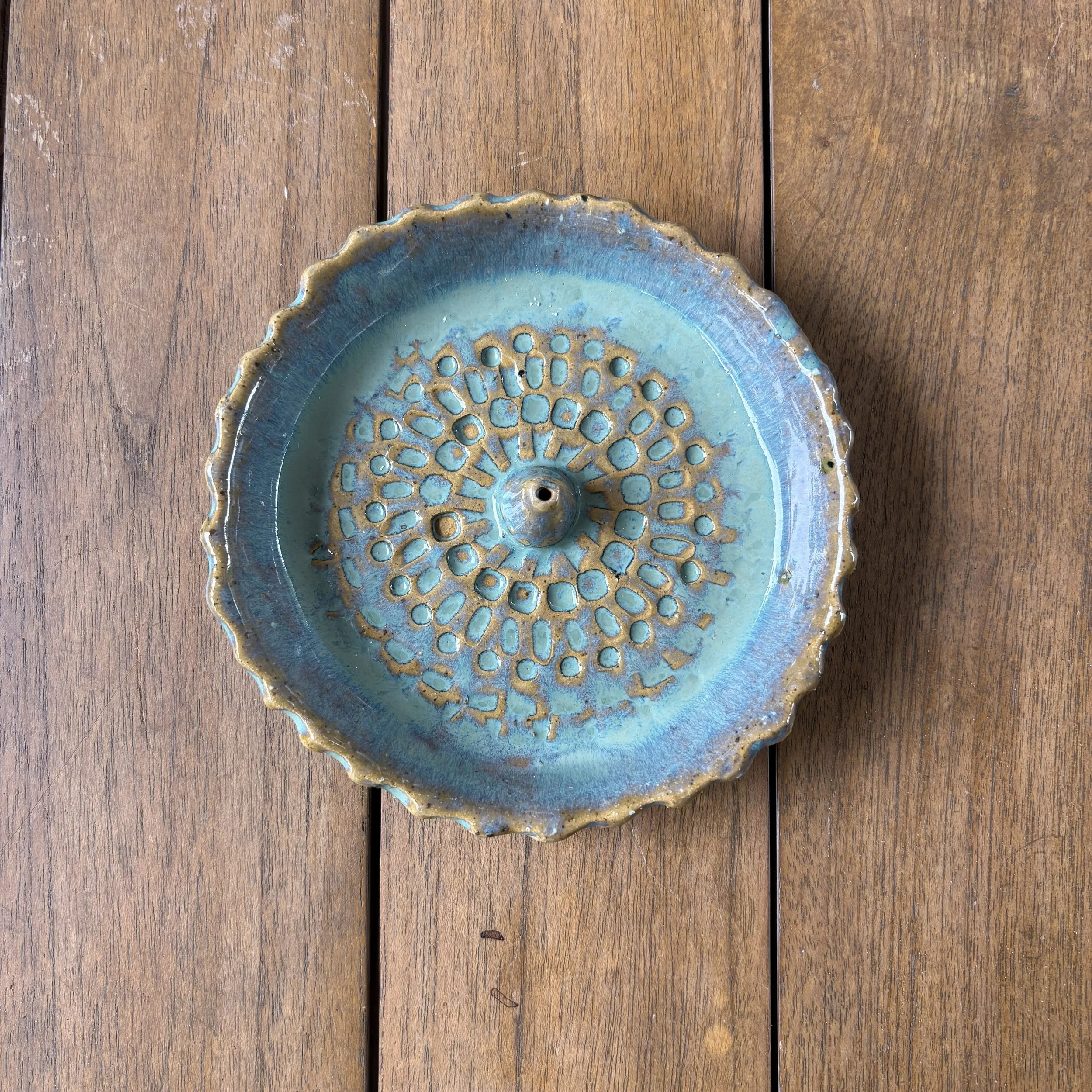 Calm Blue Incense Holder