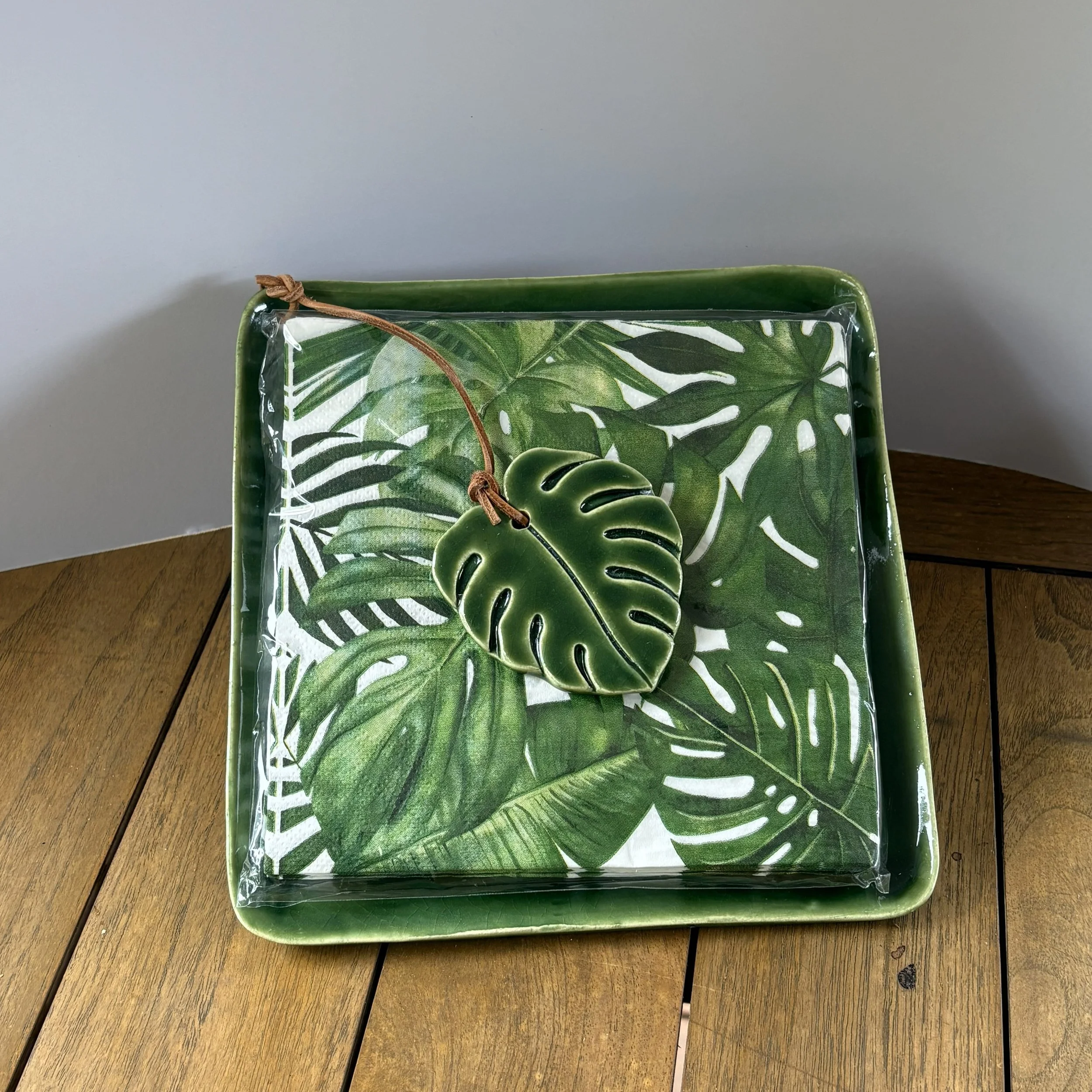Tropical Leaf Napkin Holder