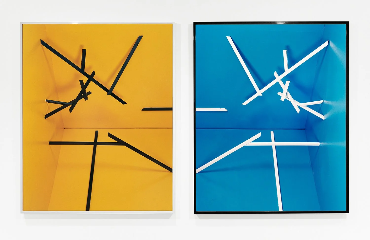 BOGO Vision (Yellow & Blue), 2014 // archival photographs on DiBond and frames // 85" x 50"// Ed. 3 + 2AP
