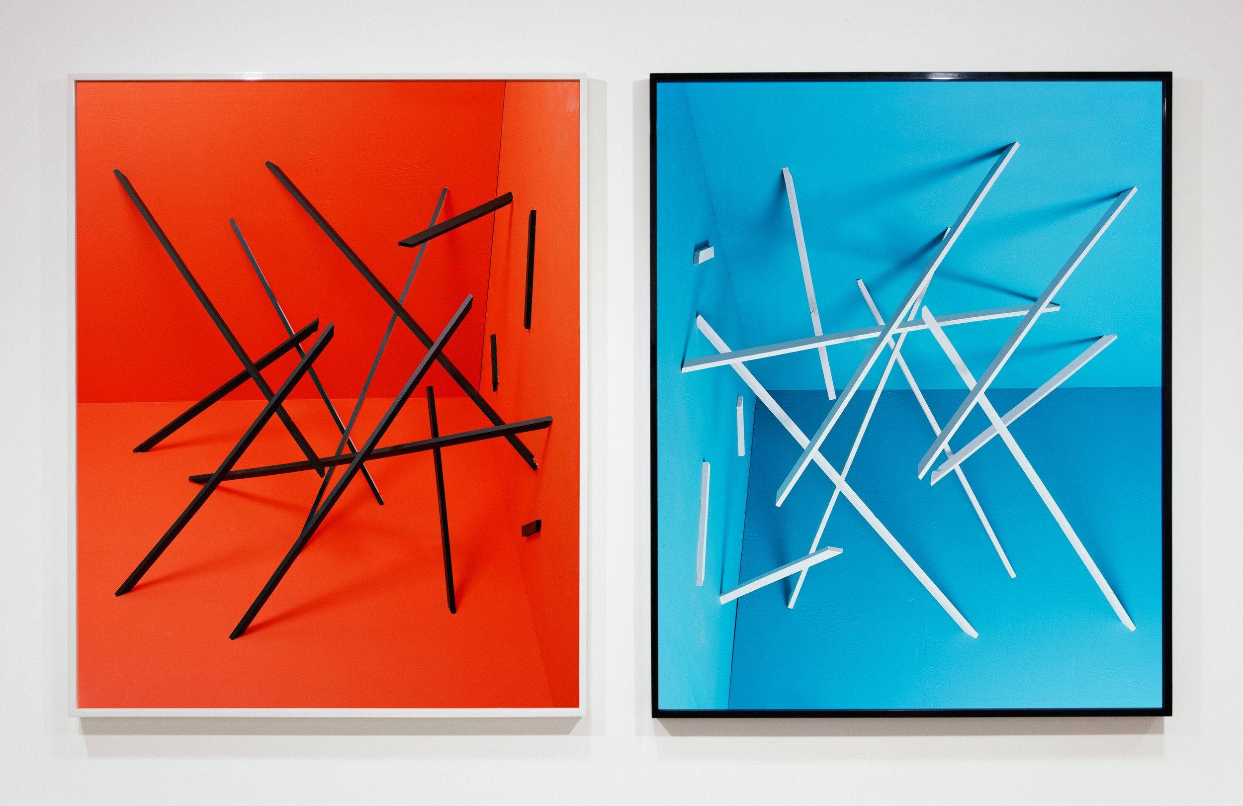 BOGO Vision (Red & Cyan), 2012 // archival photographs on DiBond and frames // 85" x 50"// Ed. 3 + 2AP