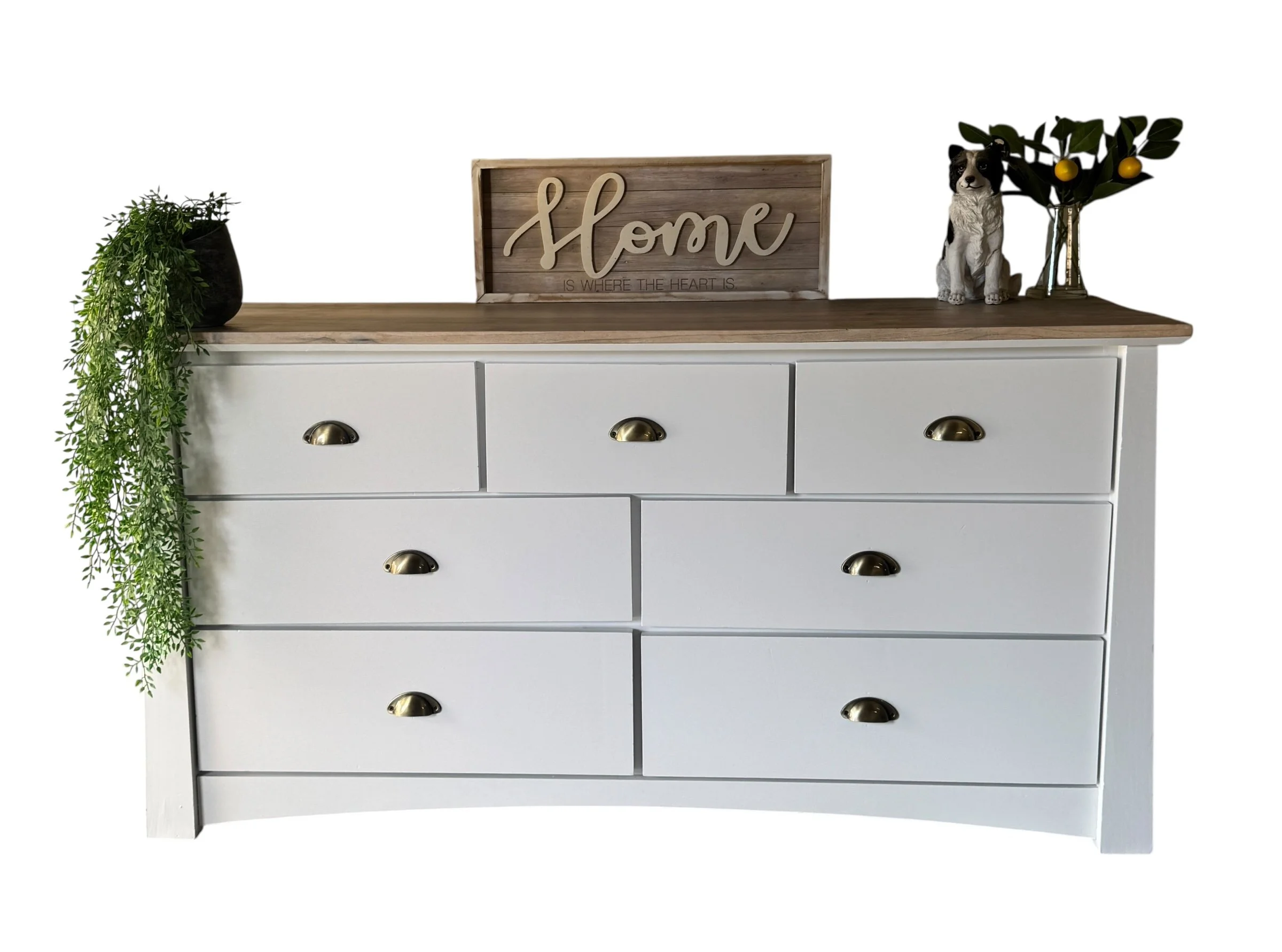 Large solid wood lowboy drawers