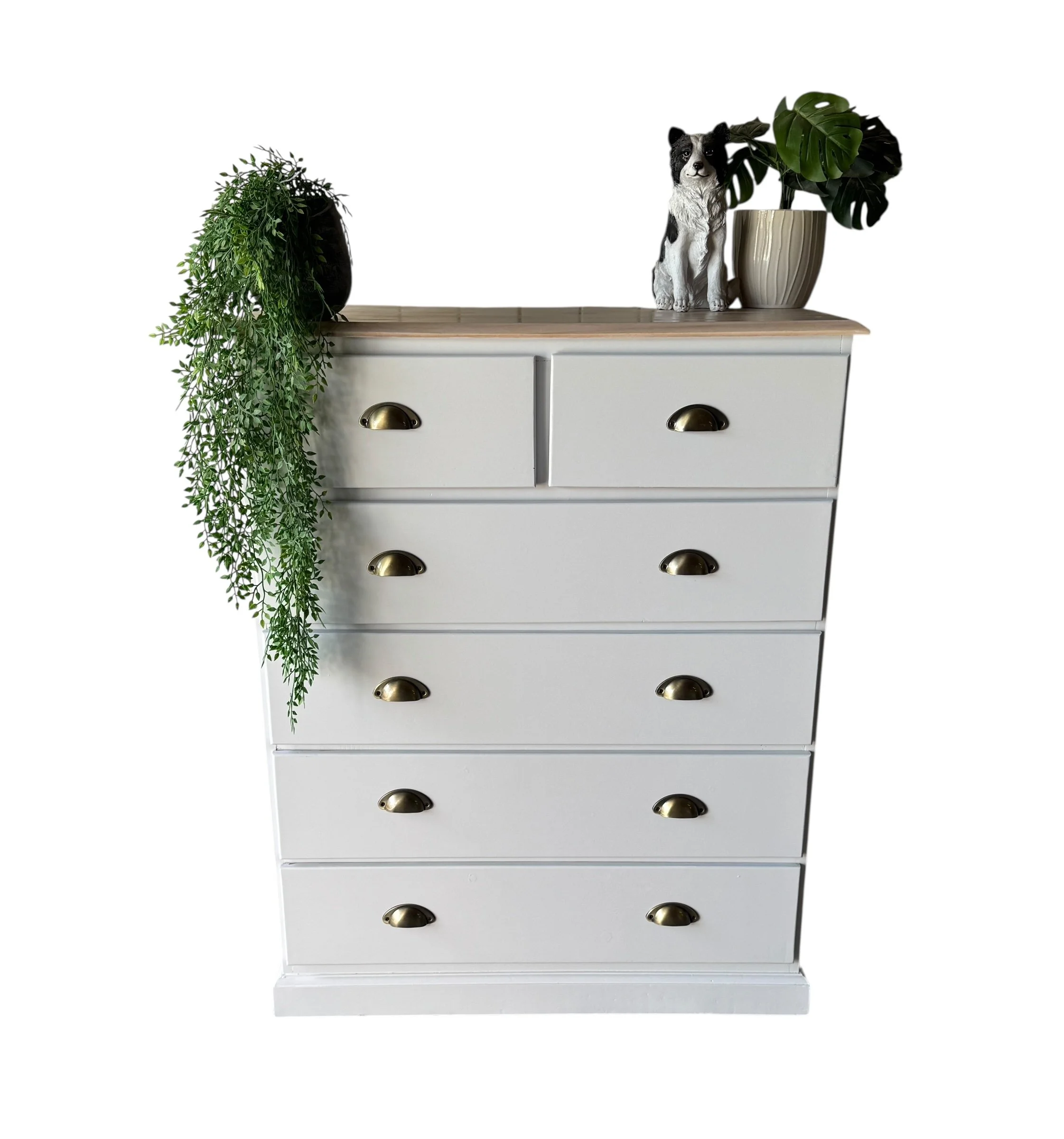 Solid wood tallboy drawers