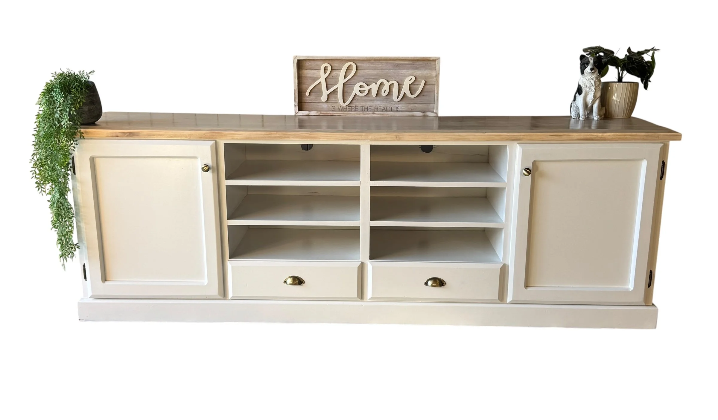 Solid wood tv cabinet / entertainment unit