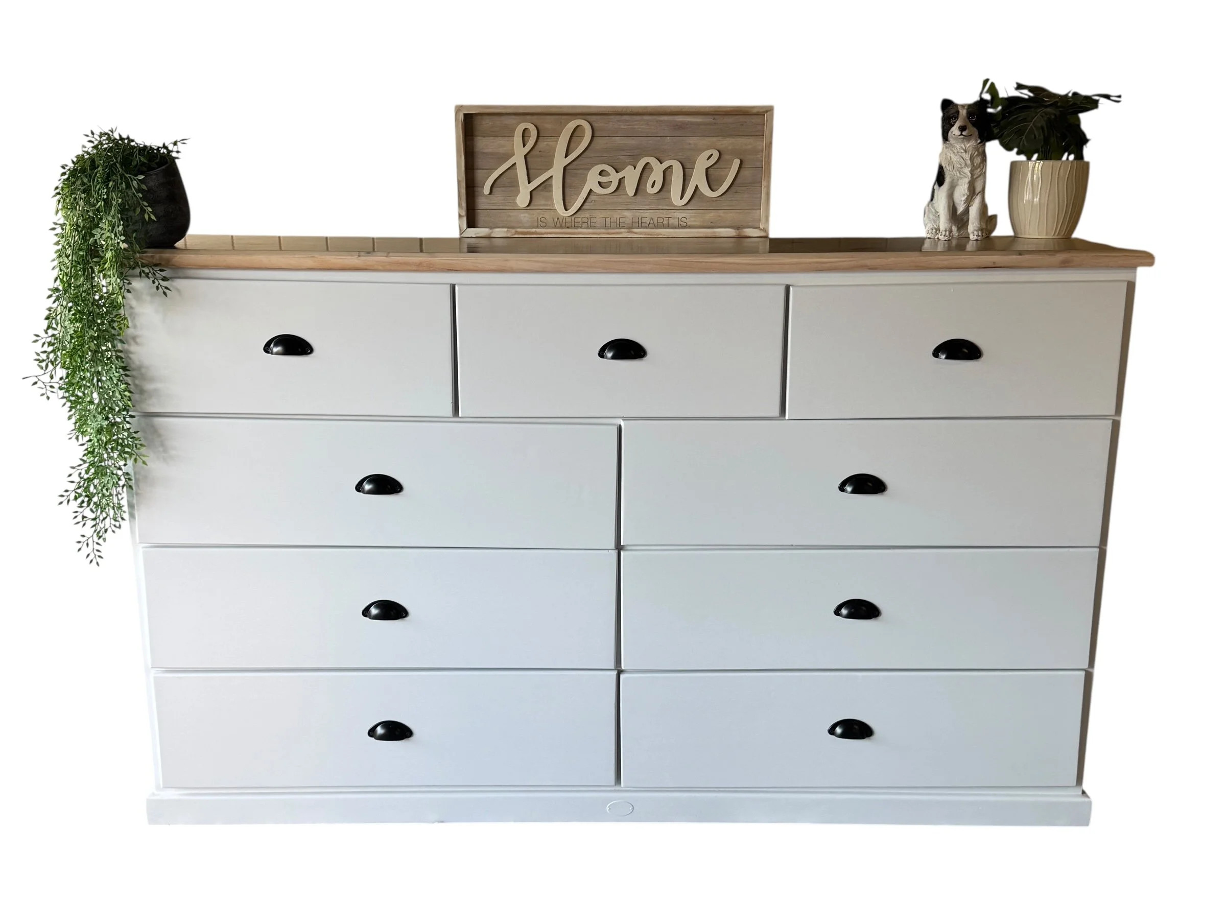 Extra large solid wood  lowboy / tallboy drawers