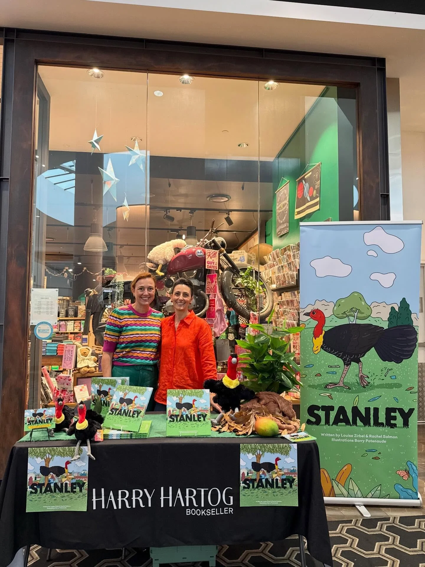 First official book signing 📖 at Harry Hartog. A special &lsquo;shout out&rsquo; to Jess and Payton who were wonderful hosts!