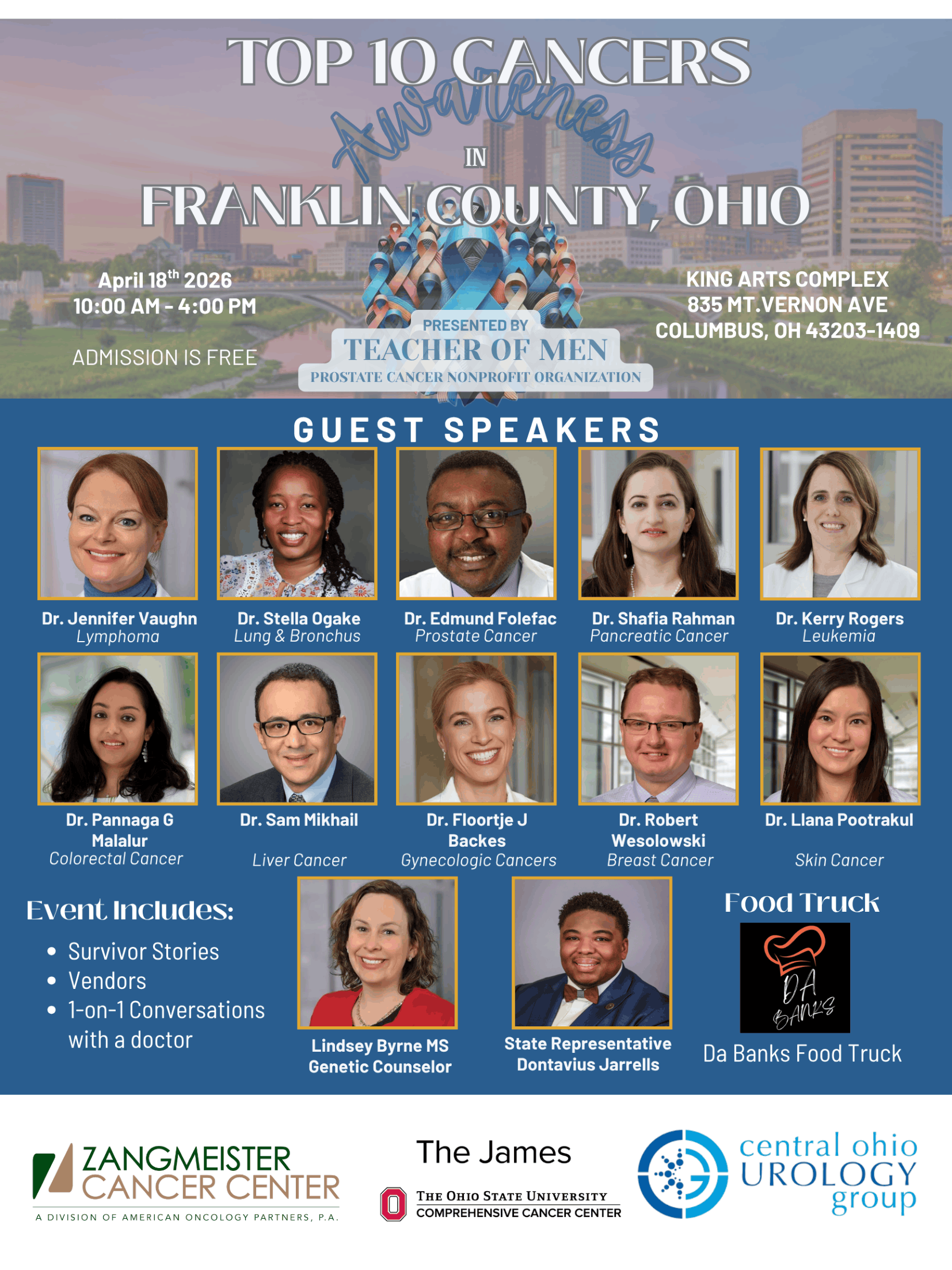 Top 10 Cancers Awareness Event