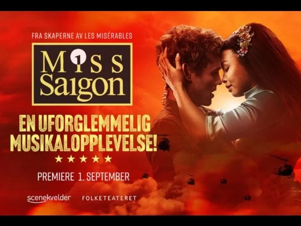 Plakat for musikalen Miss Saigon