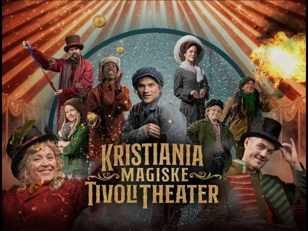 Plakat for musikalen Kristiania magiske tivoliteater