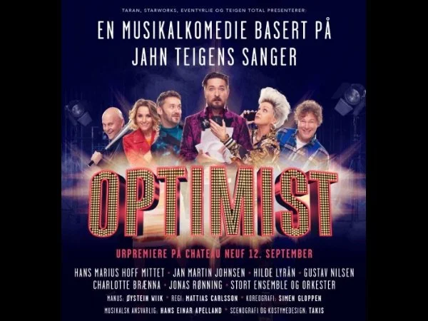 Plakat for musikalen Optimist
