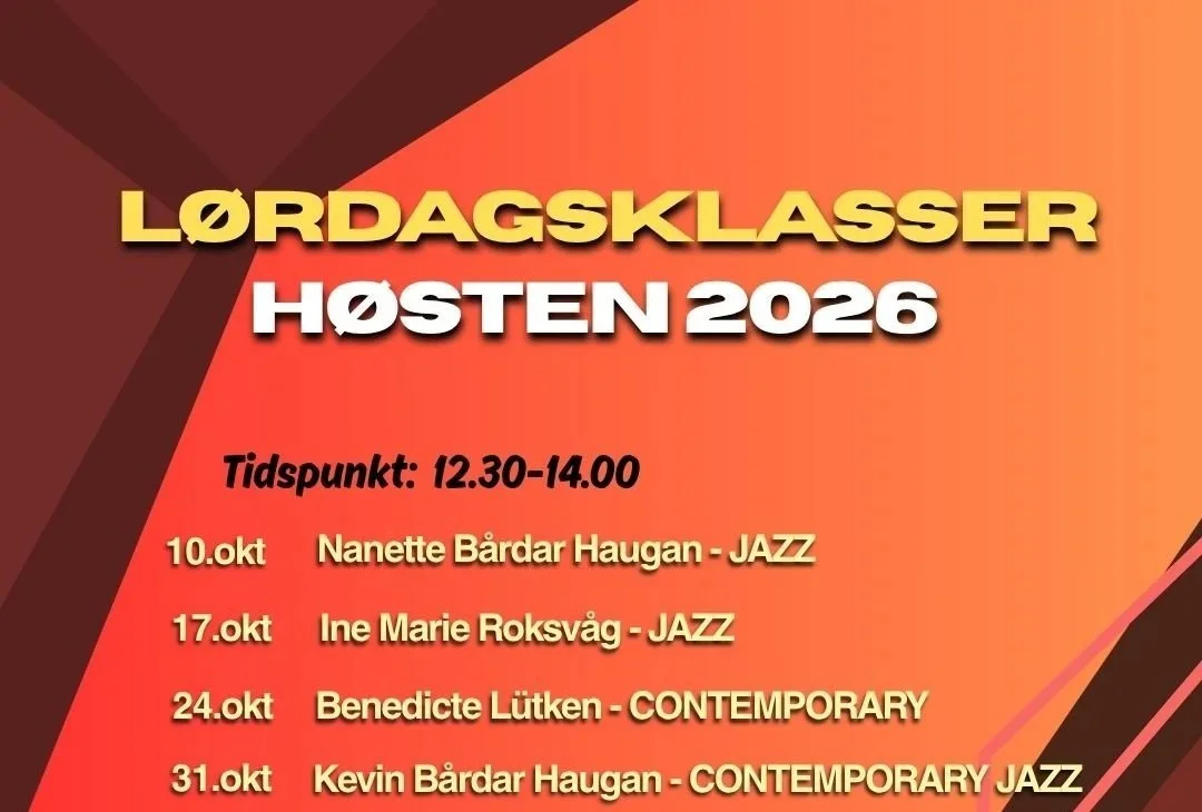 Lørdagsklasser høsten 2026