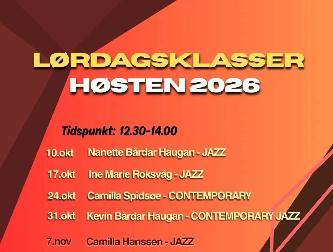 Lørdagsklasser høsten 2026