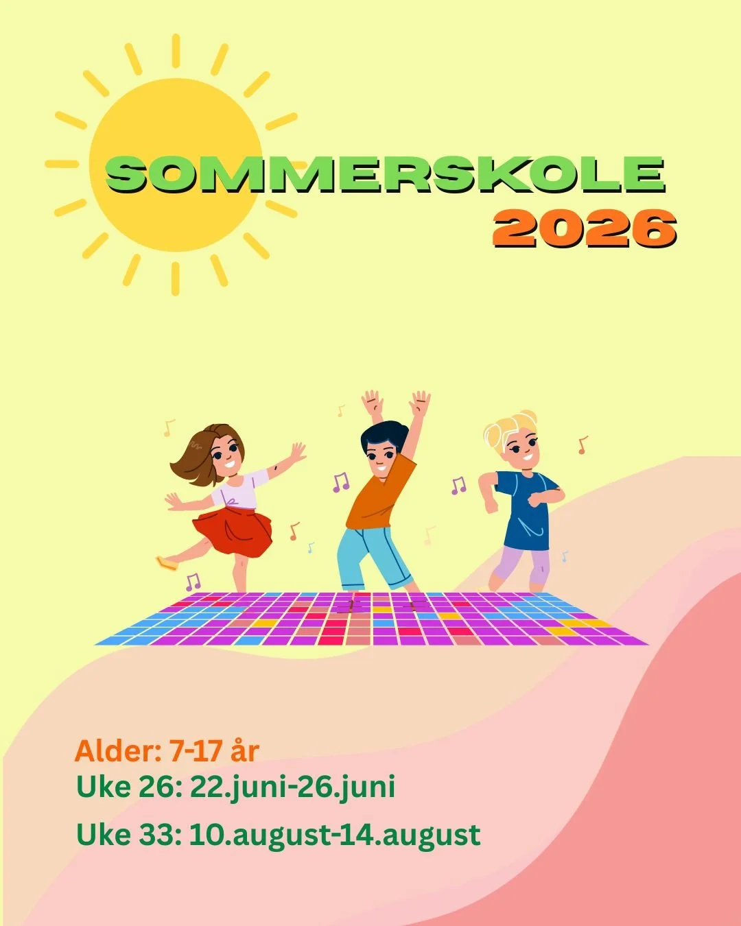 Plakat for sommerskolen