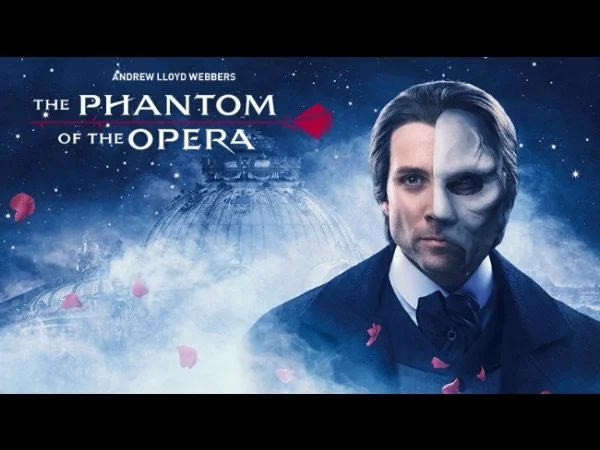 Plakat for musikalen The Phantom of the Opera