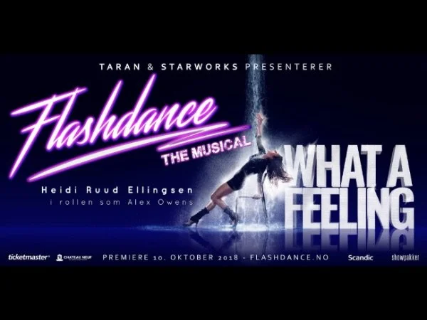 Plakat for musikalen Flashdance