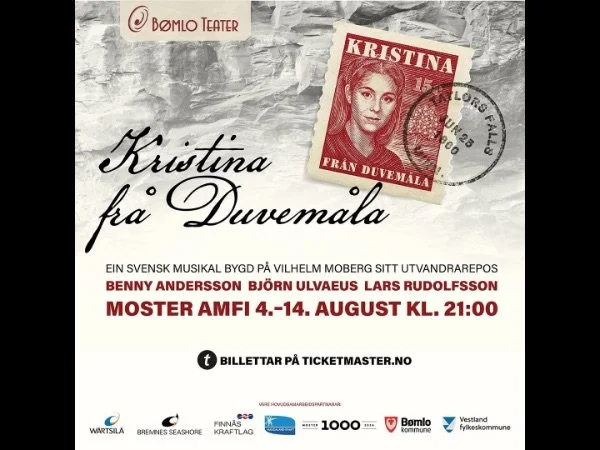 Plakat for musikalen Kristina från Duvemåla