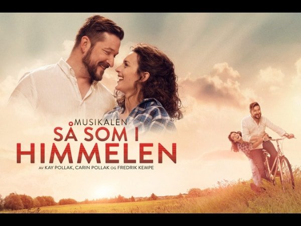 Plakat for musikalen Saa som i himmelen