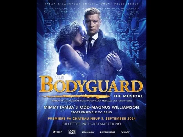 Plakat for musikalen The Bodyguard