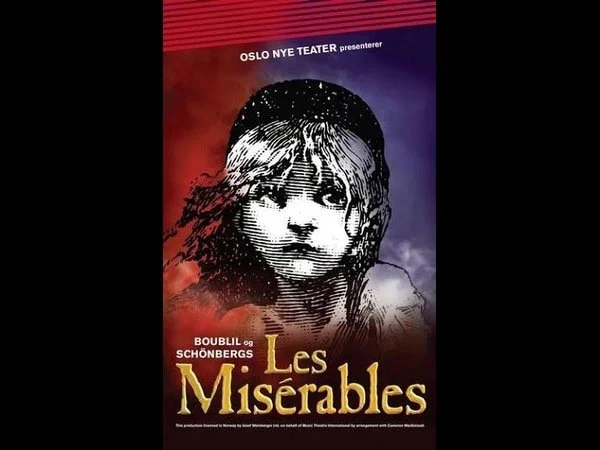 Plakat for musikalen Les Miserables