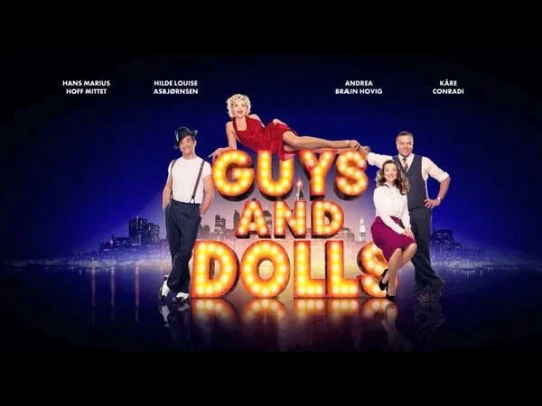 Plakat for musikalen Guys and Dolls