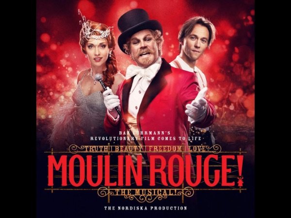 Plakat for musikalen Moulin Rouge