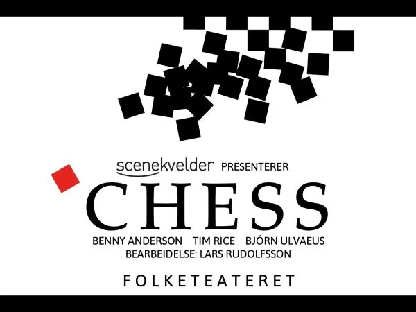 Plakat for musikalen Chess