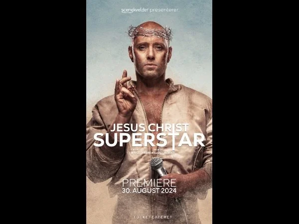 Plakat for musikalen Jesus Christ Superstar