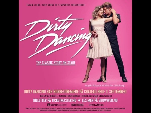Plakat for musikal Dirty Dancing