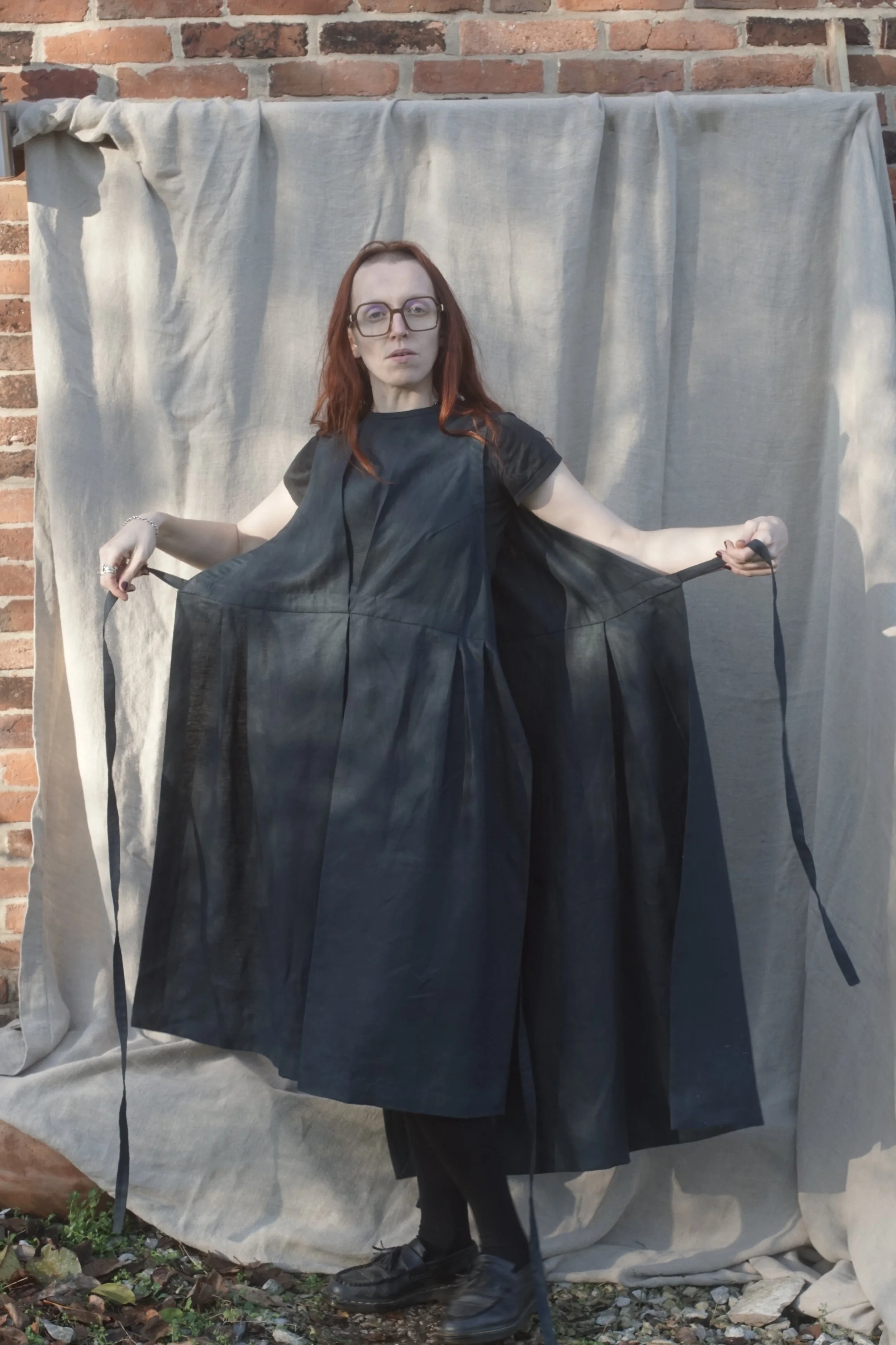 Unfurl Dress Navy on 4.jpg